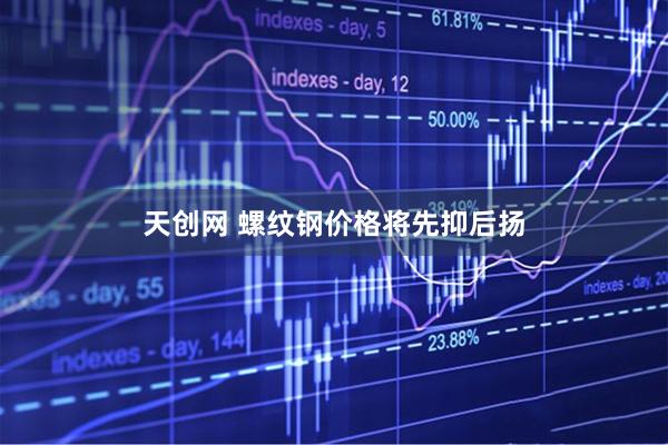 天创网 螺纹钢价格将先抑后扬
